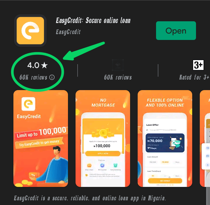 Easy Credit loan app