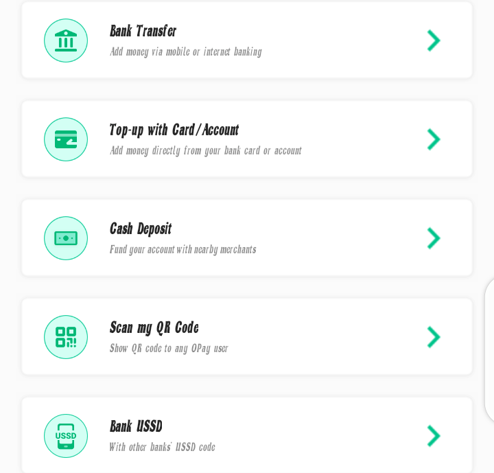 how to transfer money to Opay account