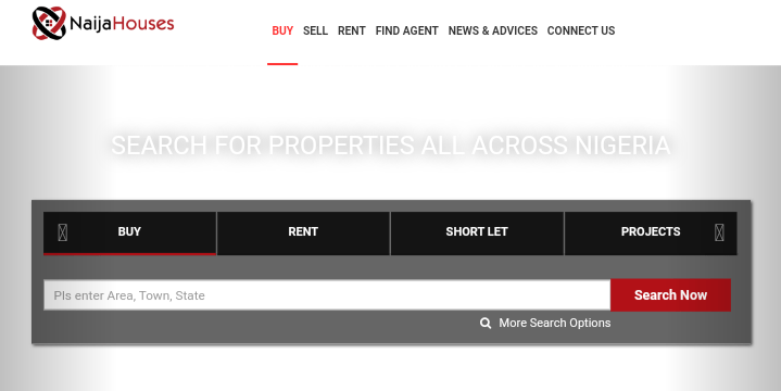Real estate website in Nigeria