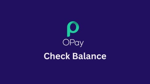 How to check Opay account balance