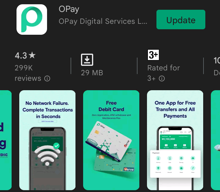 How to create Opay account