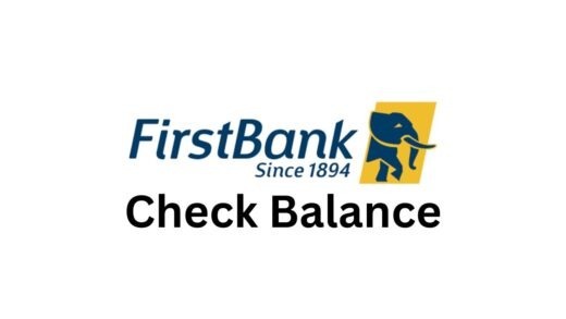 How to check First bank Account balance