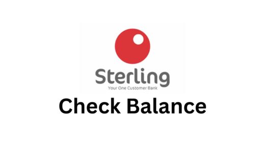 How to check Sterling bank account balance