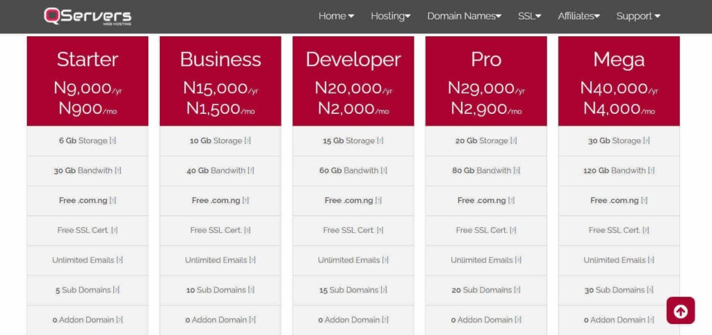 Web Hosting Companies in Nigeria