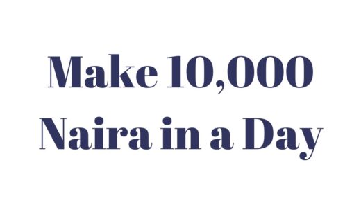 Make 10,000 Naira in a Day