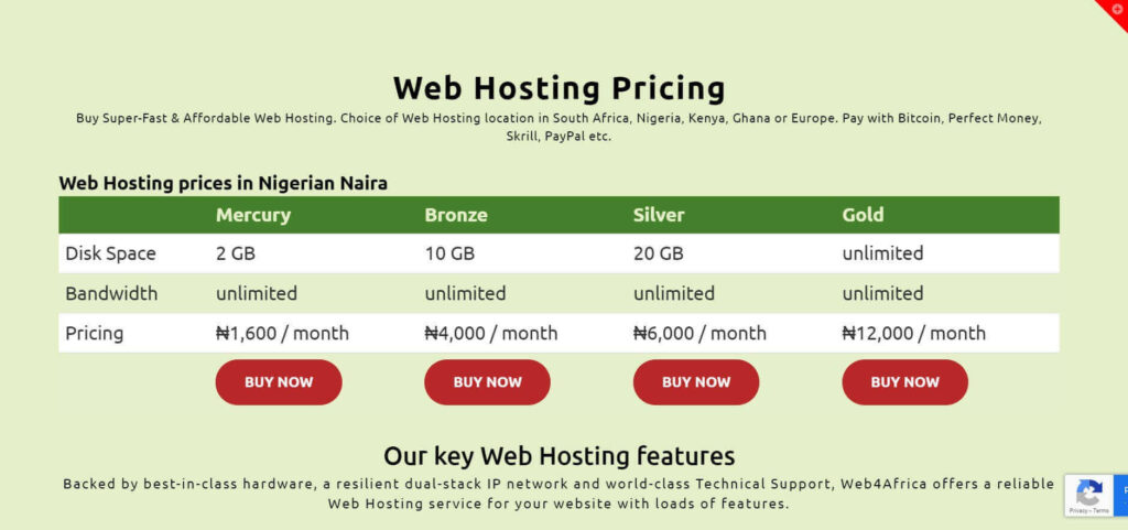 Web Hosting Companies in Nigeria